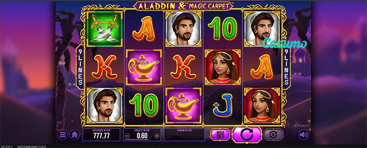 Aladdin and The Magic Carpet