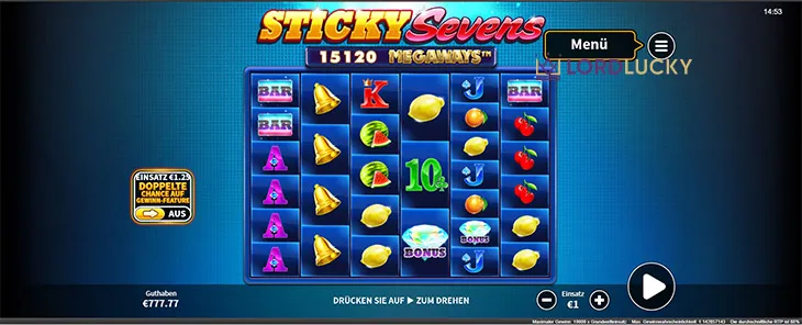 Sticky Sevens Megaways