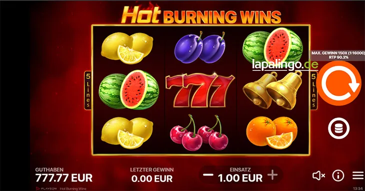 Hot Burning Wins