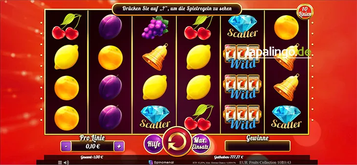 Fruits Collection – 10 Lines