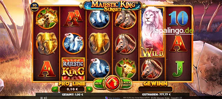 Majestic King - Sunset