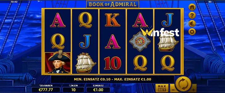 book of admiral Logo