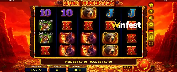 buffalo thunderstacks Logo