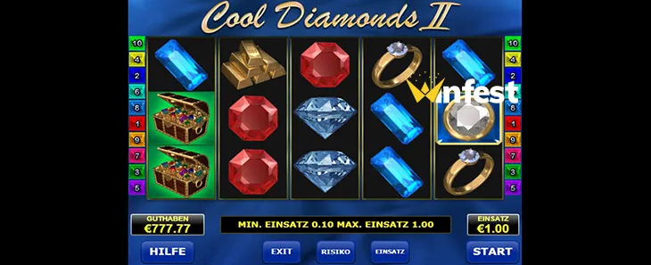 cool diamonds ii Logo