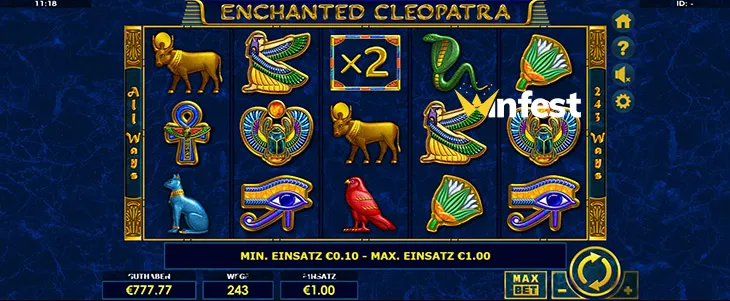 enchanted cleopatra Logo