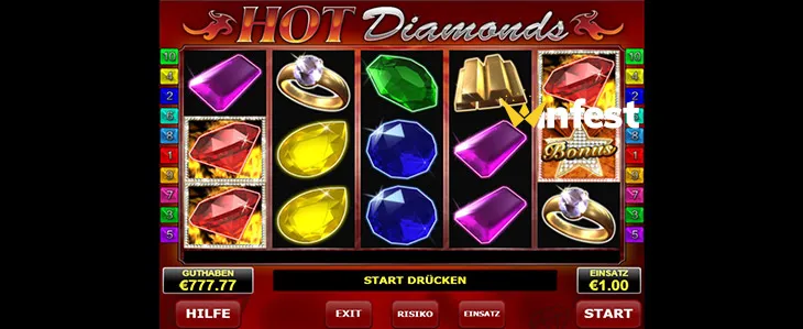 hot diamonds Logo