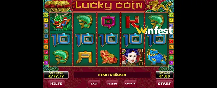 lucky coin Logo