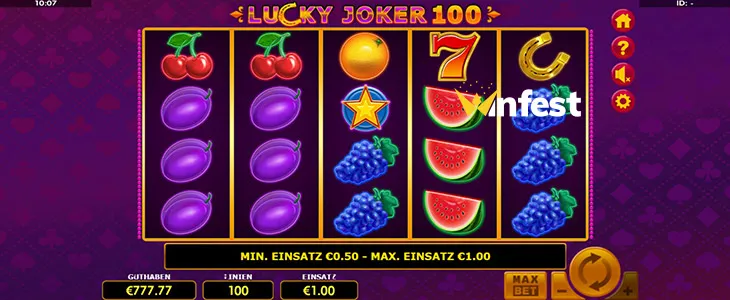 lucky joker 100 Logo