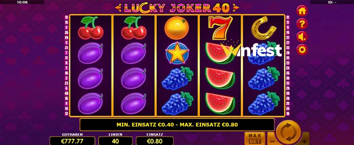 lucky joker 40 Logo
