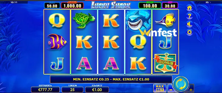 lucky shark Logo