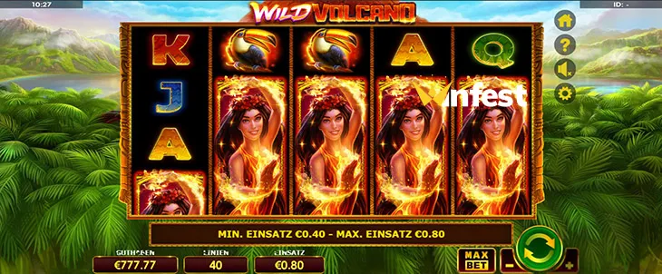 wild volcano Logo