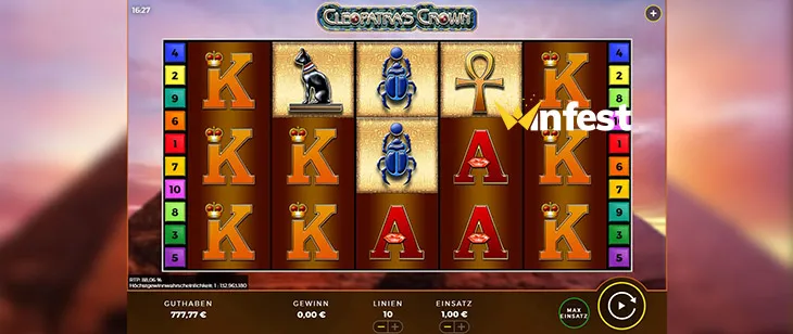cleopatra's crown Logo