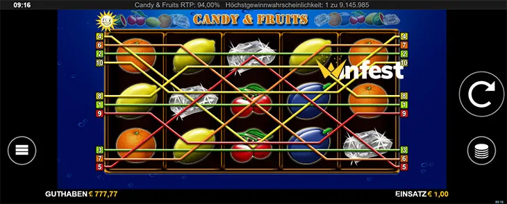 candy & fruits Logo