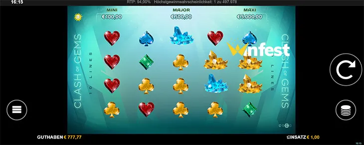 clash of gems Logo