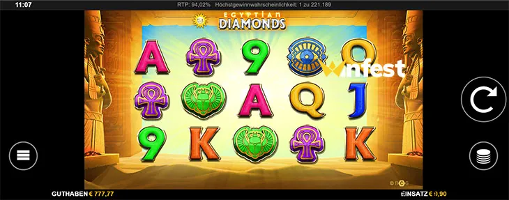 egyptian diamonds Logo