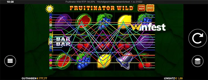 fruitinator wild Logo