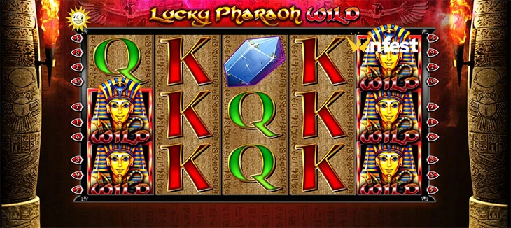 lucky pharaoh wild Logo