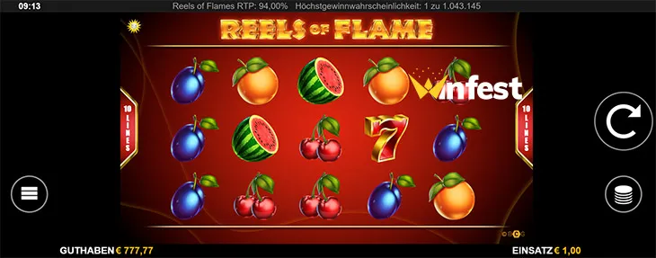 reels of flame Logo