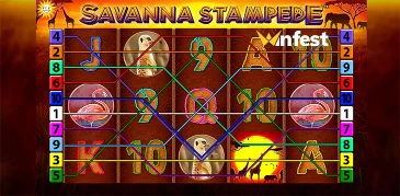 savanna stampede Logo