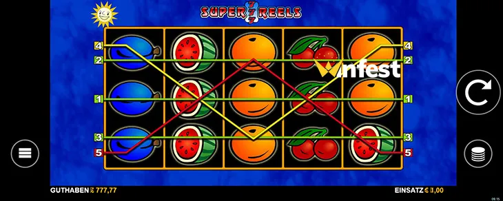 super 7 reels Logo