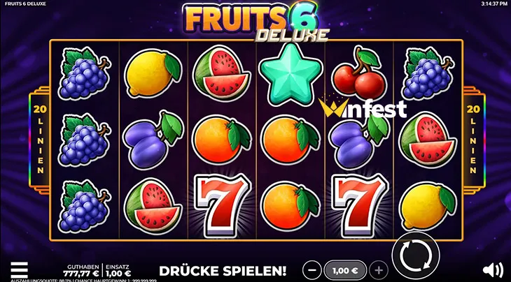 fruits 6 deluxe Logo