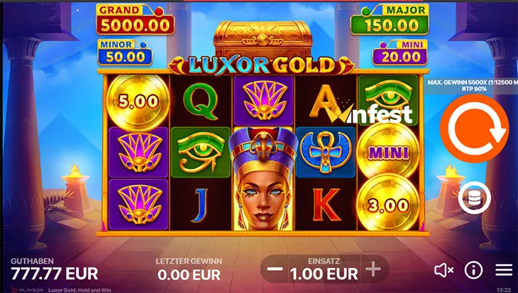 luxor gold hold and win Logo