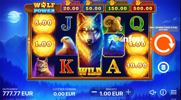 wolf power: hold and win Logo