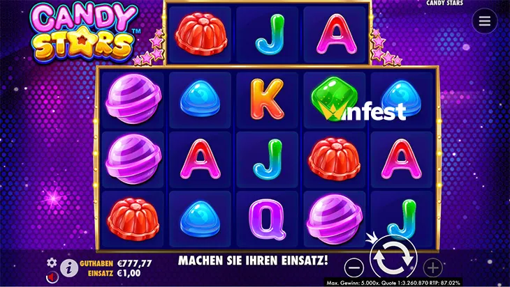 candy stars Logo