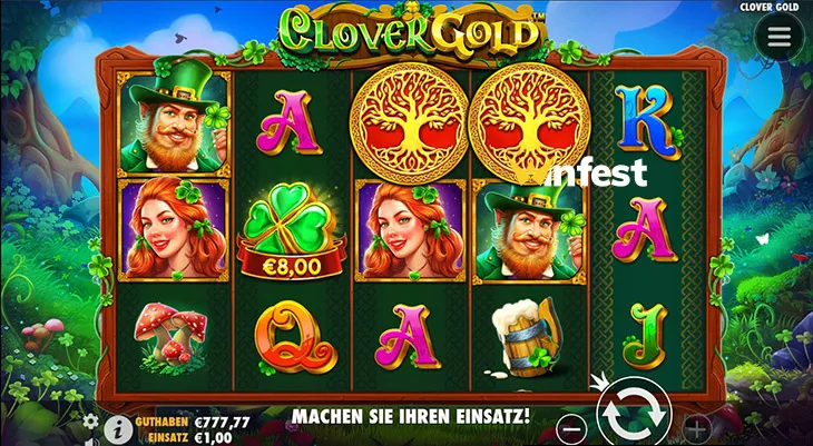 clover gold Logo