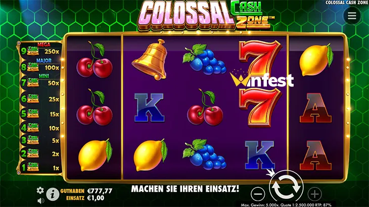 colossal cash zone Logo