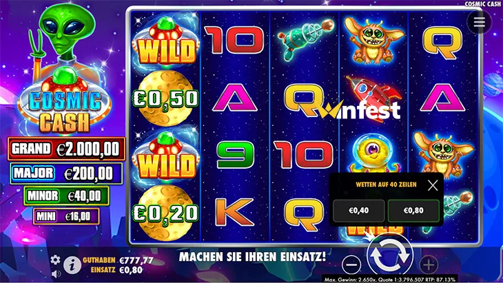 cosmic cash Logo