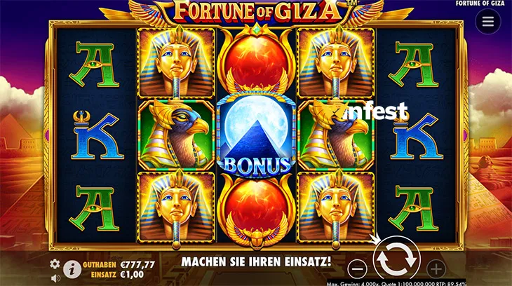 fortune of giza Logo