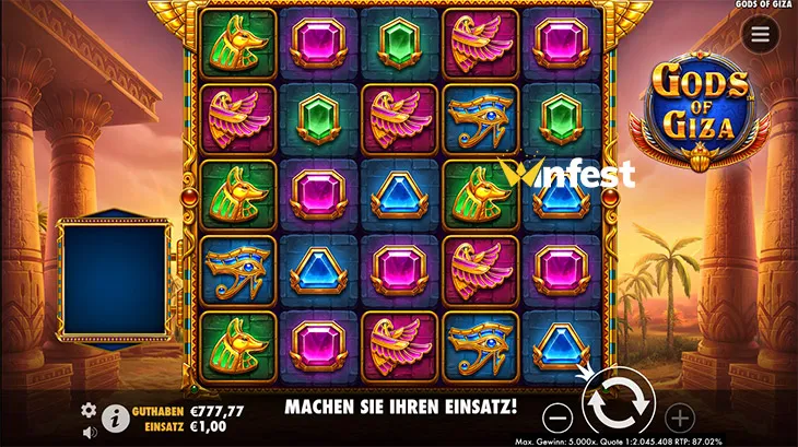 gods of giza Logo