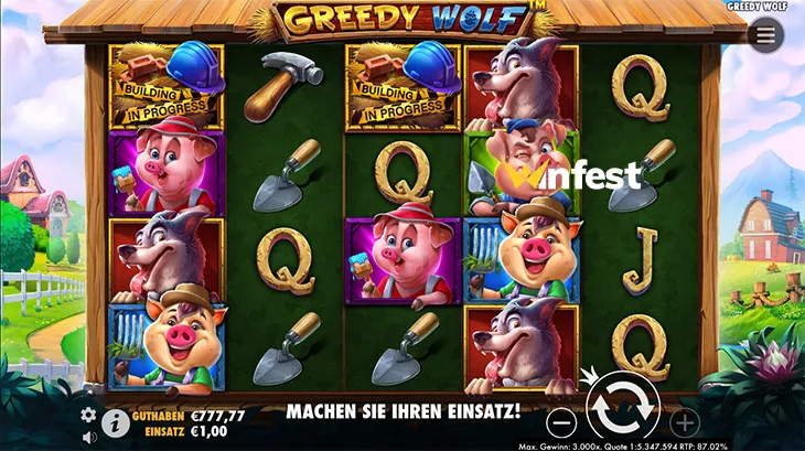 greedy wolf Logo