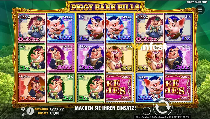 piggy bank bills Logo