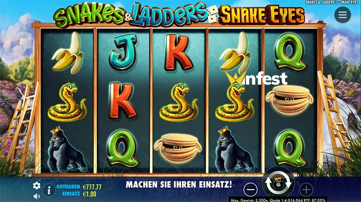 snakes & ladders snake eyes Logo