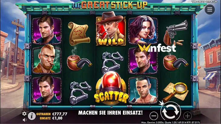 the great stick-up Logo