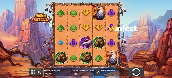 bison battle Logo