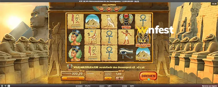 mysteries of egypt Logo