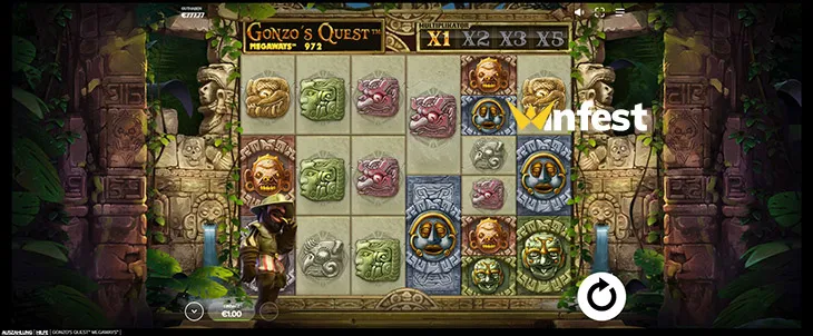 gonzo's quest megaways Logo