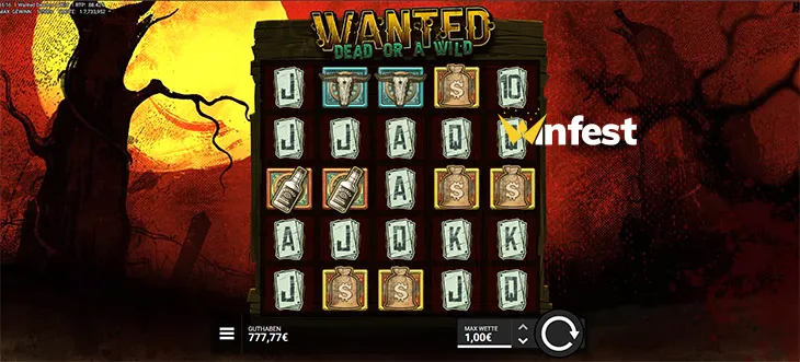 wanted dead or a wild Logo