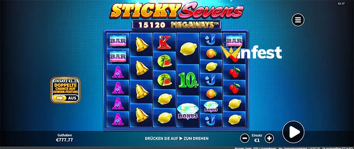 sticky sevens megaways Logo