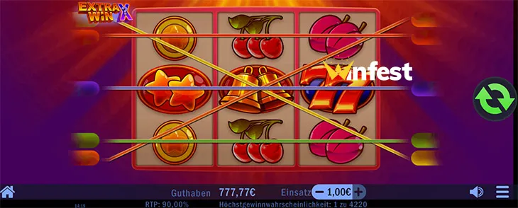 extra win x Logo