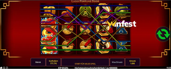 lucky fortune door Logo