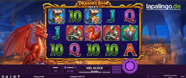 dragon's book next Logo