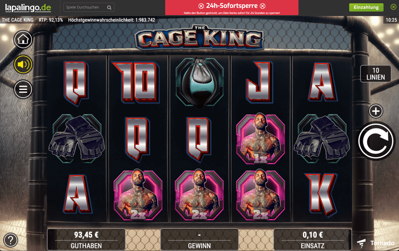 the cage king Logo