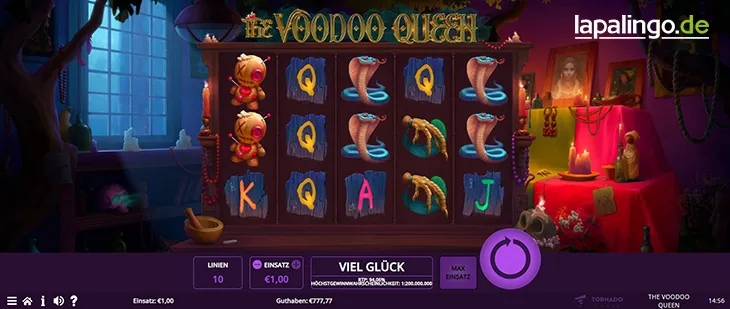the voodoo queen Logo