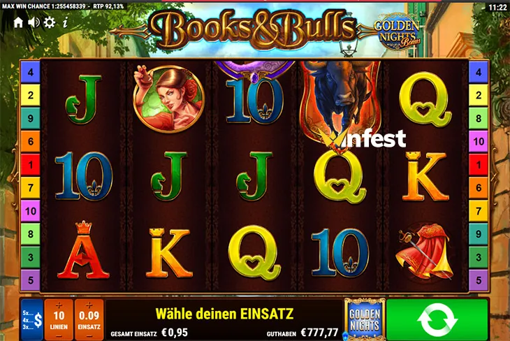 books & bulls golden nights Logo