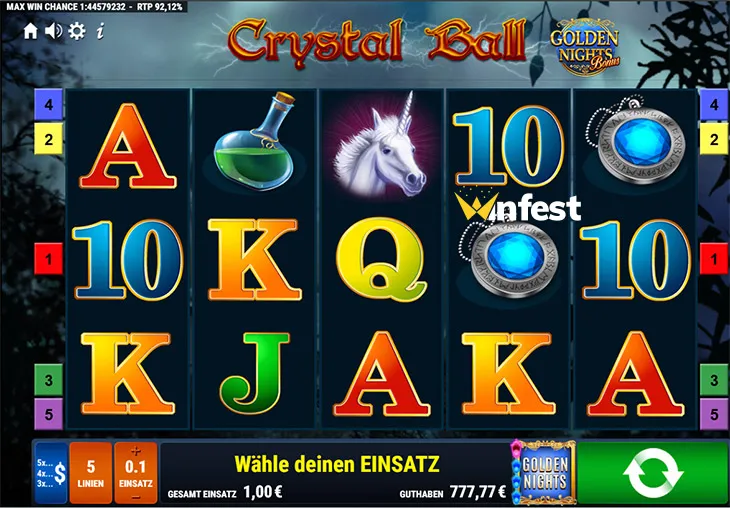 crystal ball golden nights Logo