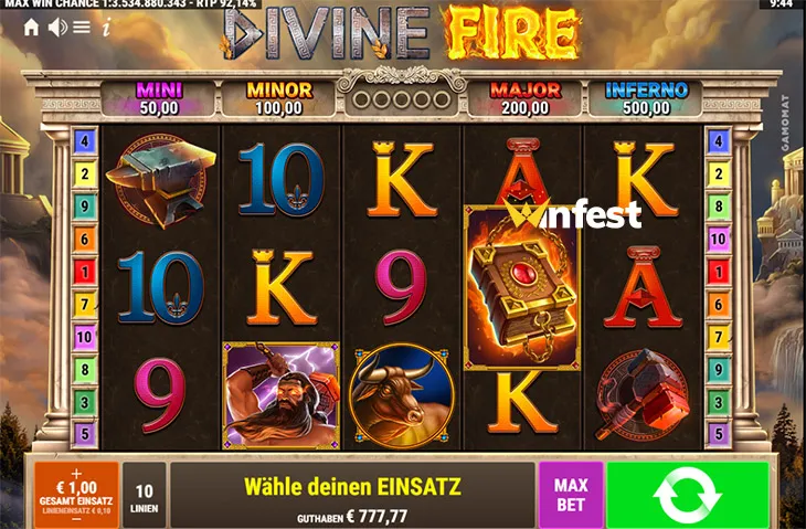 divine fire Logo